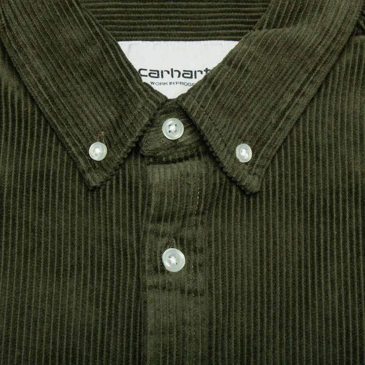 Carhartt WIP | L/S Madison Cord Shirt Style # I029958-1R3 Color : Plant / Wax