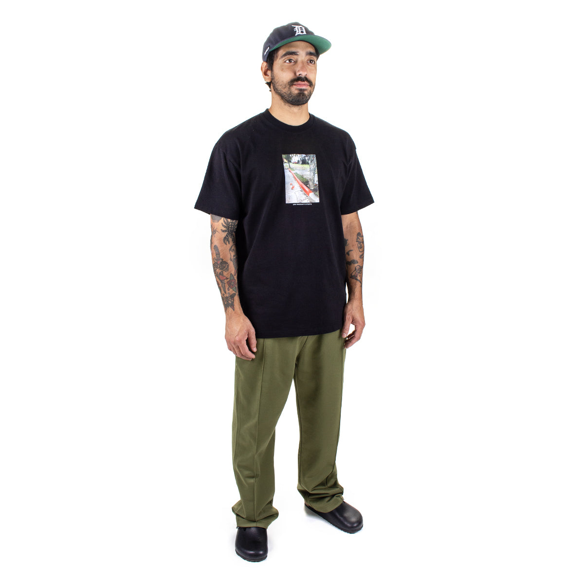 Polar Skate Co. | Raphael Track Pants
Color : Uniform Green