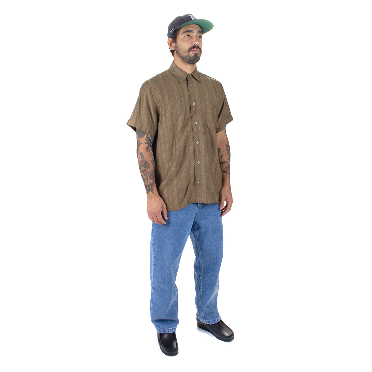 Polar Skate Co. | Tim Shirt
Color : Golden Brown