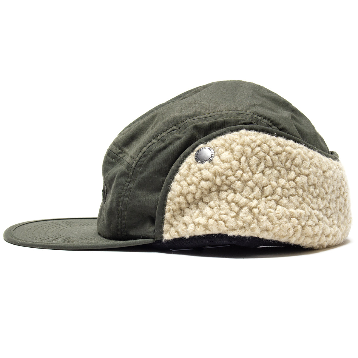 Polar Skate Co. | Vilde Flap Cap
Color : Army Green