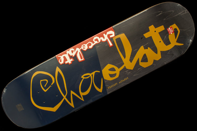 Chocolate - Scrunk Deck
Sizes : 8.25" &amp; 8.5"
Wheelbase : 14" (8.25) - 14.5" (8.5)
Length : 31.875 (8.25) - 32" (8.5)
Vincent Alvarez 
