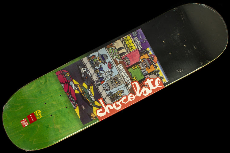 Chocolate - Fiendin' Deck
Width : 8.4"
Wheelbase : 14"
Length : 31.5"
Stevie Perez