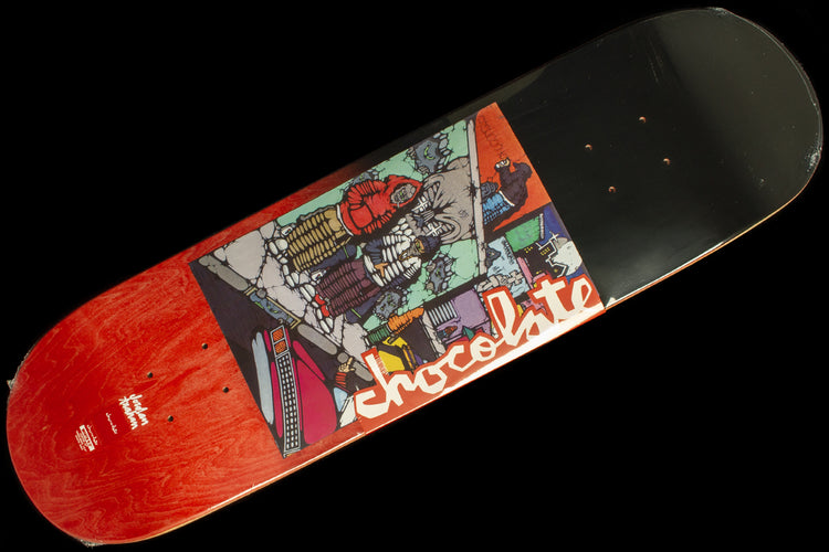 Chocolate - Fiendin' Deck
Width : 8.5"
Wheelbase : 14.5"
Length : 32"
Jordan Trahan