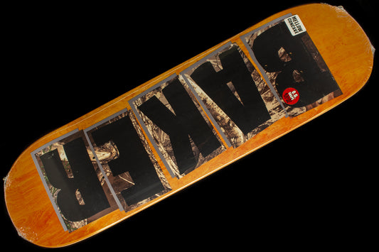 Baker - Big Buck Logo Deck
Size : 8.5"
Wheelbase : 14.5"
Length : 32"
Mellow concave
Riley Hawk pro model