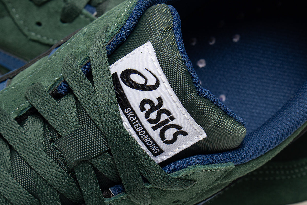 Asics Skateboarding - Japan Pro
Style # 1203B203.300
Color : Forest Night / Mako Blue