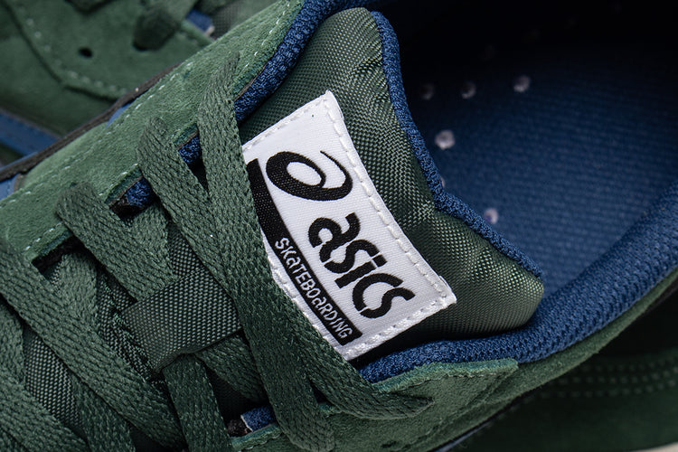 Asics Skateboarding - Japan Pro
Style # 1203B203.300
Color : Forest Night / Mako Blue