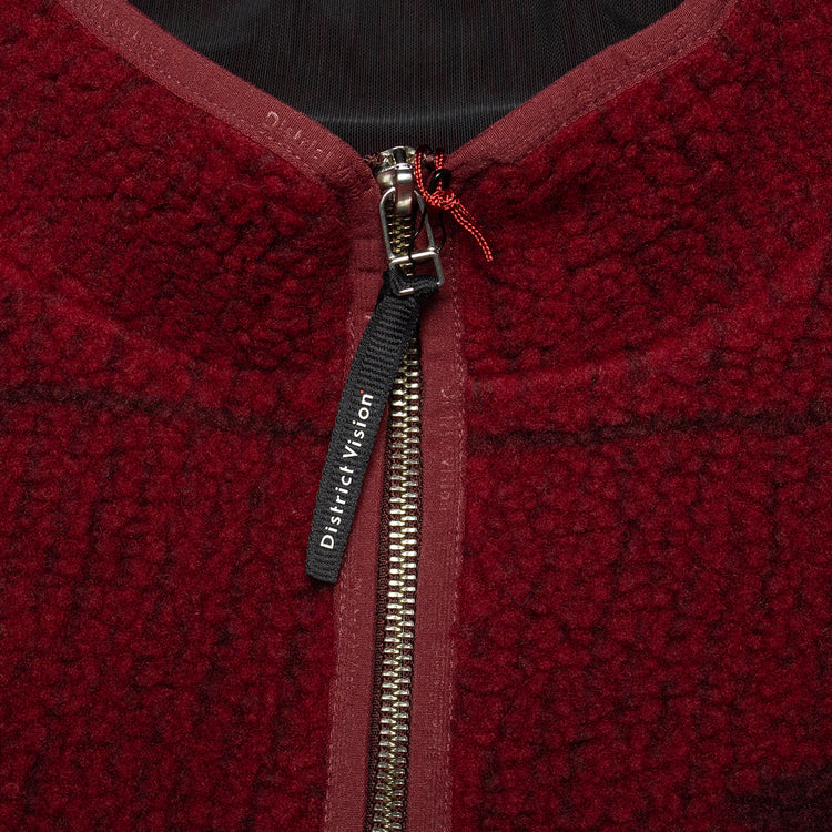 District Vision - Half-Zip Pile Fleece
Style # DV0012-C
Color : Hollow Visions