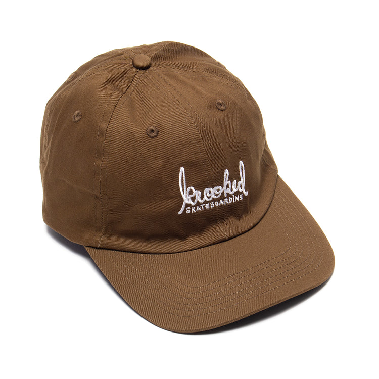 Krooked - Skript Hat
Color : Brown / White