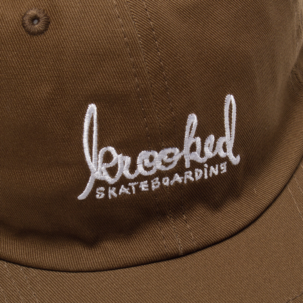 Krooked - Skript Hat
Color : Brown / White