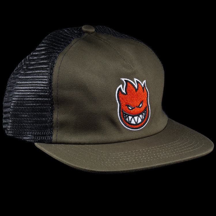 Spitfire - Bighead Fill Hat
Color : Olive / Red