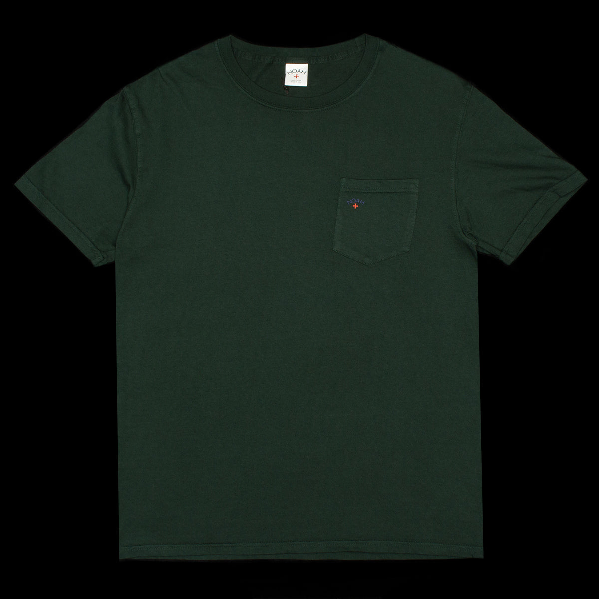 Noah | Core Logo Pocket T-Shirt Color : Forest Green