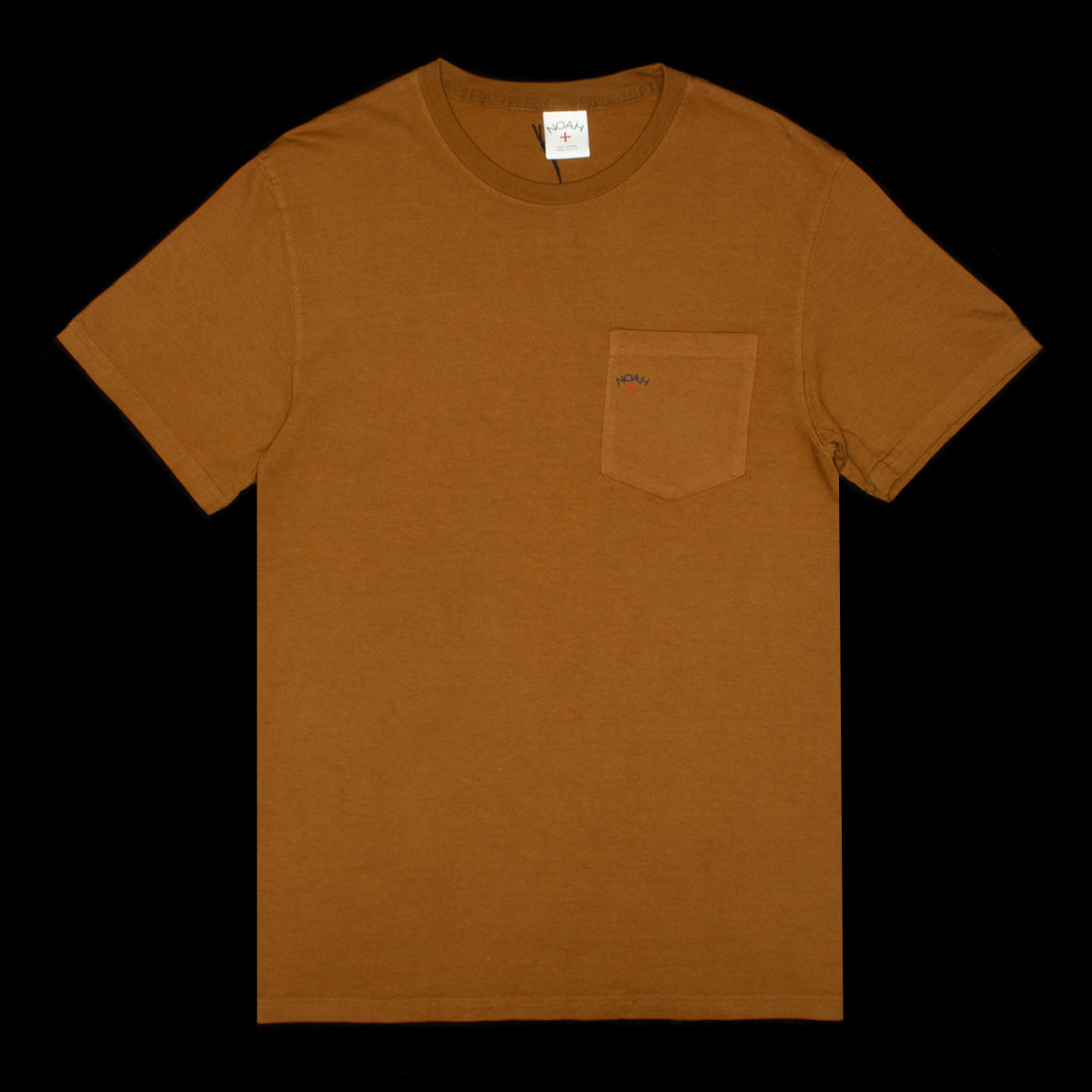 Noah | Core Logo Pocket T-Shirt Color : Tobacco