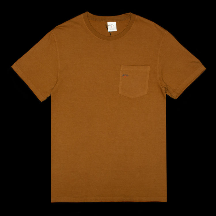 Noah | Core Logo Pocket T-Shirt Color : Tobacco