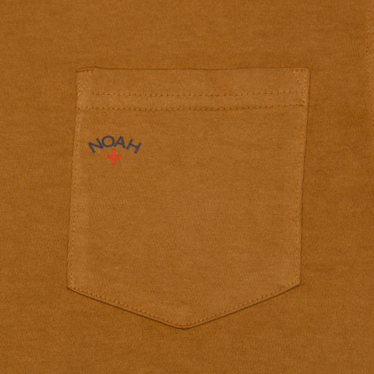 Noah | Core Logo Pocket T-Shirt Color : Tobacco