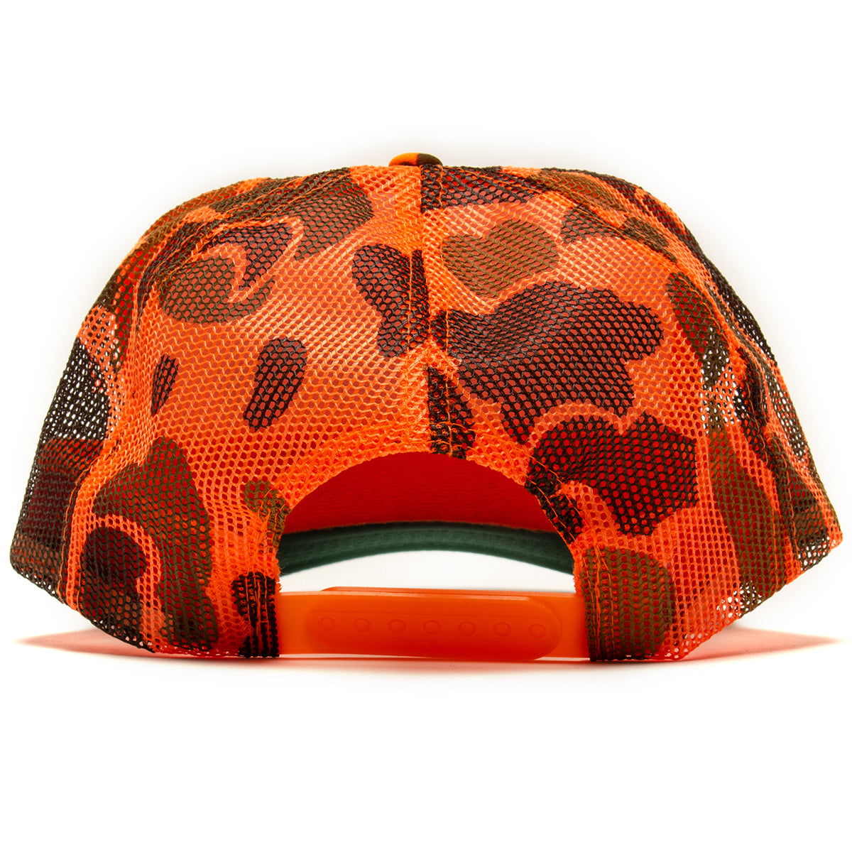 Deathwish - OG Deathspray Trucker Hat
Color : Orange Camo