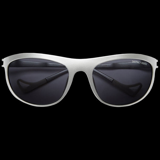 District Vision - Takeyoshi Altitude Master
Style # DVG004
Color : Silver / D+ Onyx Mirror