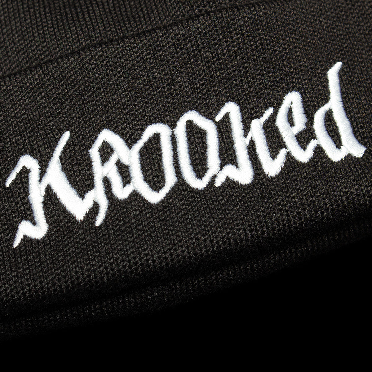 Krooked - Double OK Script Beanie
Color : Black