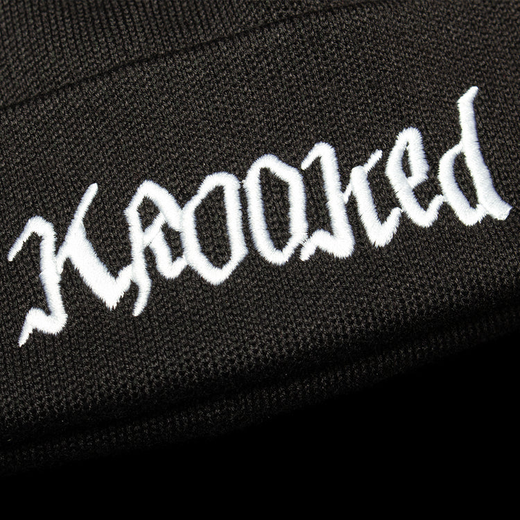 Krooked - Double OK Script Beanie
Color : Black