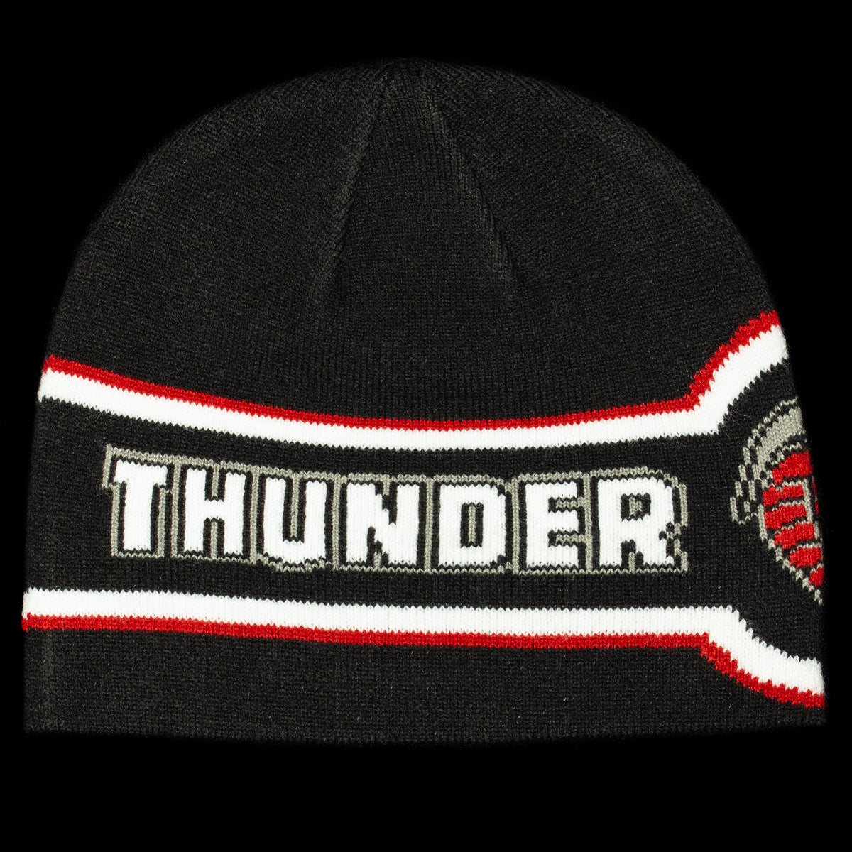 Thunder - OG Grenade Skully Beanie
Color : Black