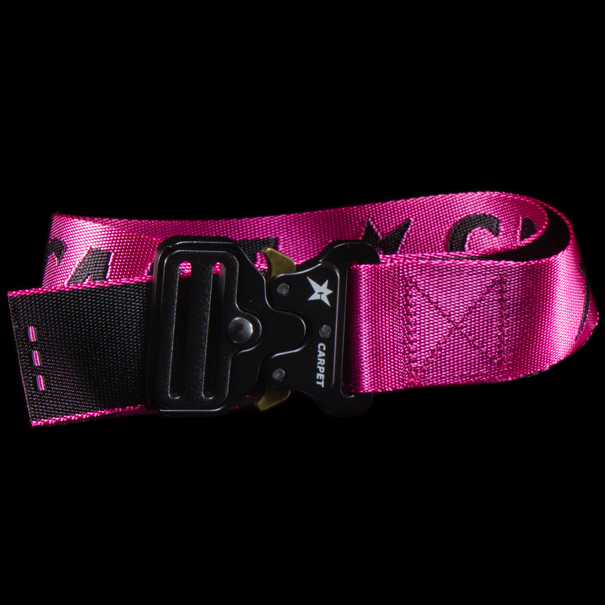 Carpet Company | Woven Belt Color : Pink / Black