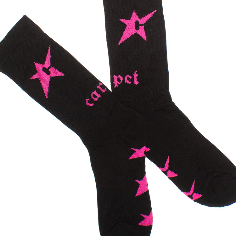 Carpet Company | C-Star Sock Color : Black / Pink