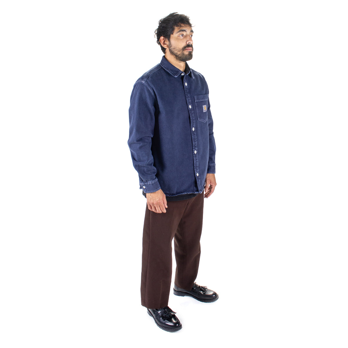 Carhartt WIP | George Shirt Jacket Style # I033750-29L Color : Air Force Blue