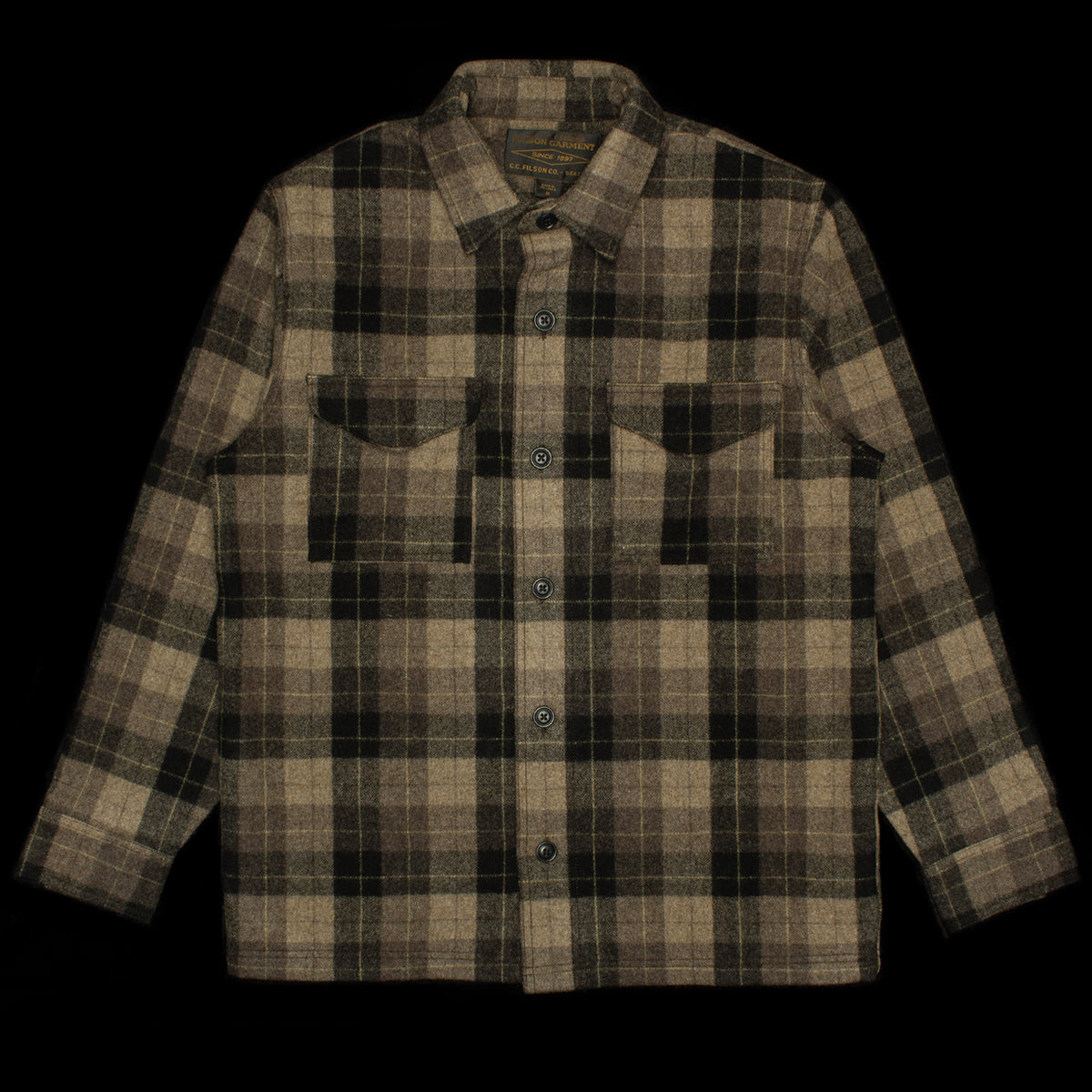 Filson | Wool Jac-Shirt Style # 20288328 Color : Oat / Brown / Heather / Multi Plaid