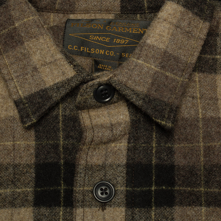 Filson | Wool Jac-Shirt Style # 20288328 Color : Oat / Brown / Heather / Multi Plaid