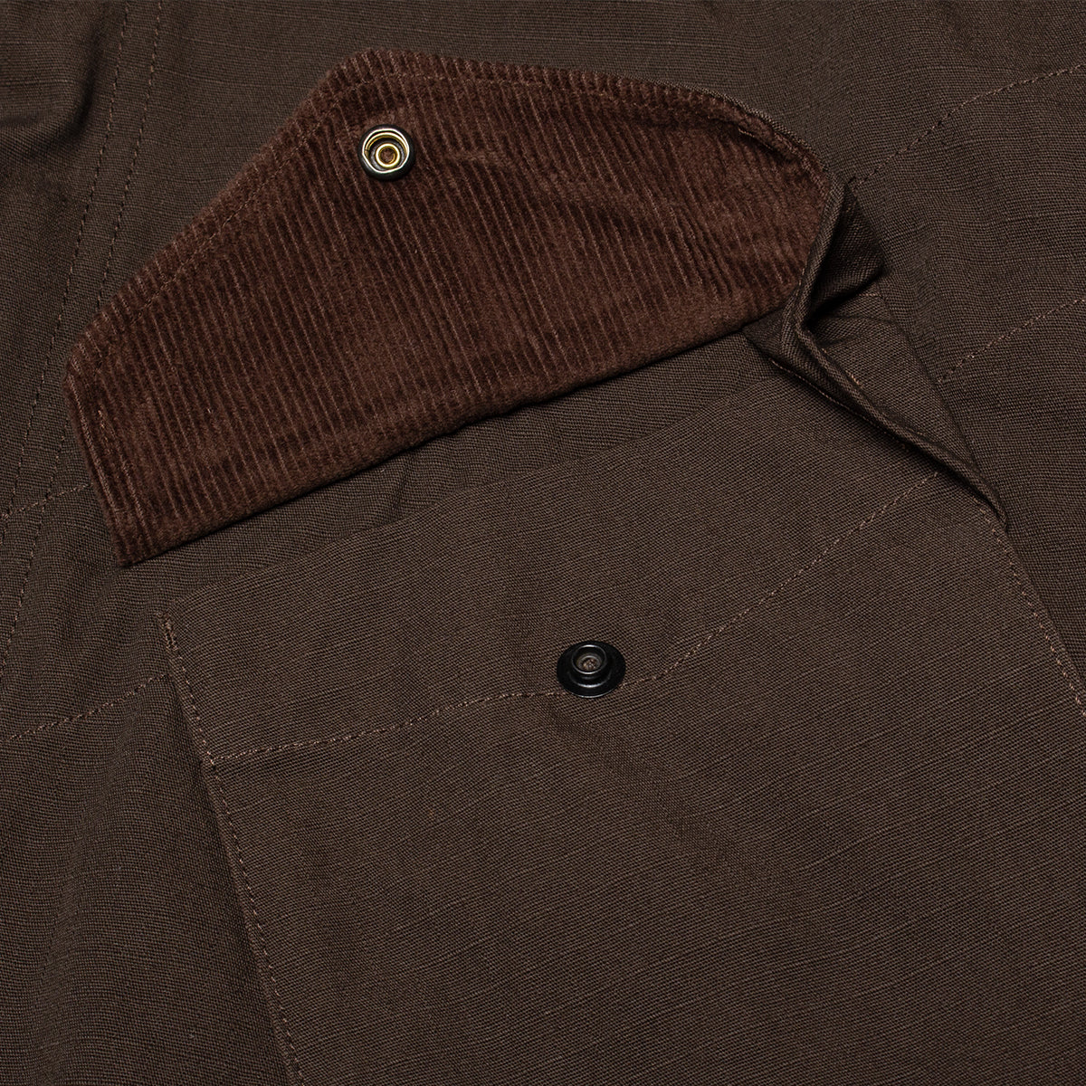 Engineered Garments - M65 Field Jacket
Style # 26F1D010-BK006
Color : Dark Brown