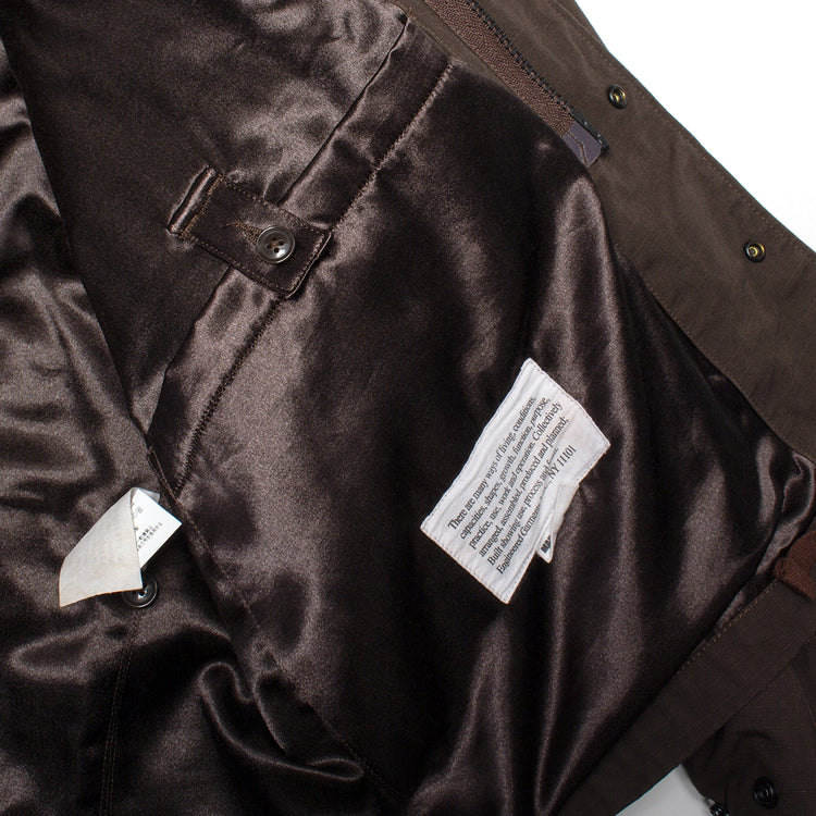 Engineered Garments - M65 Field Jacket
Style # 26F1D010-BK006
Color : Dark Brown