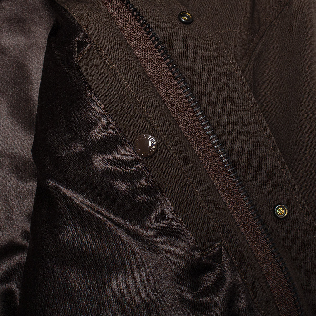 Engineered Garments - M65 Field Jacket
Style # 26F1D010-BK006
Color : Dark Brown