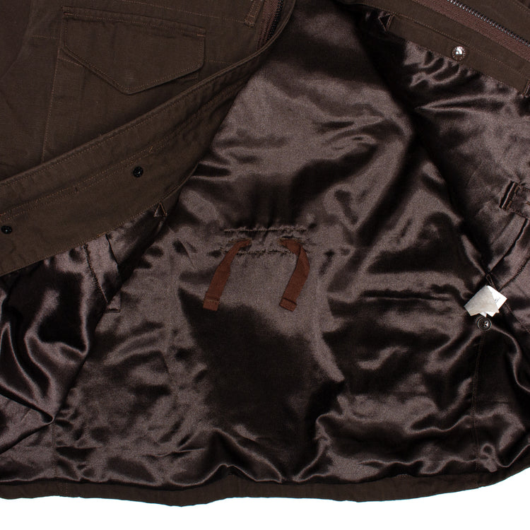 Engineered Garments - M65 Field Jacket
Style # 26F1D010-BK006
Color : Dark Brown
