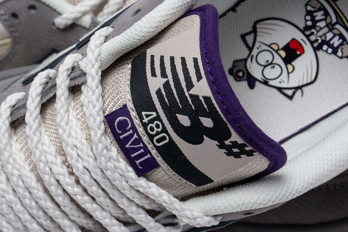 New Balance Numeric - 480 x Civil
Style # UN480CVL
Color : Harbor Grey / Silver Lining