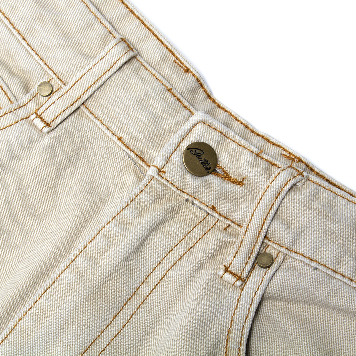 Butter Goods | Weathergear Heavyweight Denim Jeans
Color : Washed Khaki