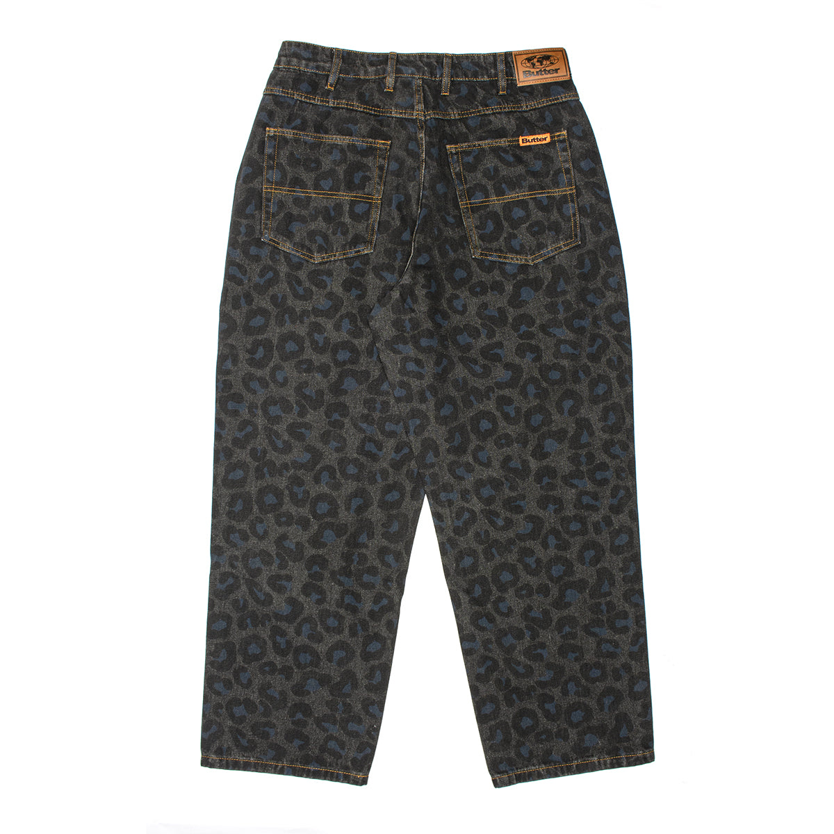 Butter Goods | Leopard Denim Jeans
Color : Black