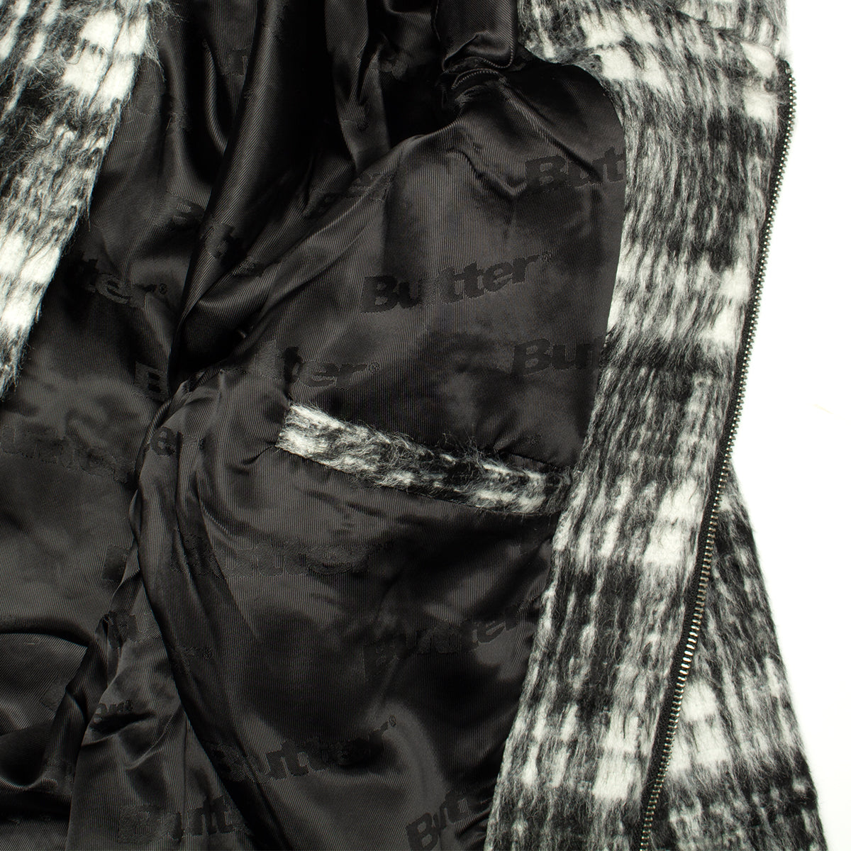 Butter Goods | Heavy Plaid Work Jacket
Color : Black / White