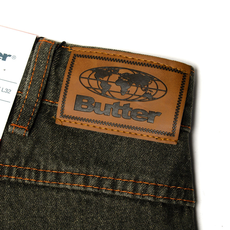 Butter Goods | Santosuosso Denim&nbsp;Jeans
Color : Dark Army Wash