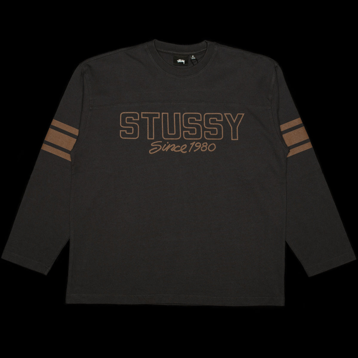 トップス Stussy Football Crew 25FW M size Stussy Football Crew Black Men's - FW25 - US
