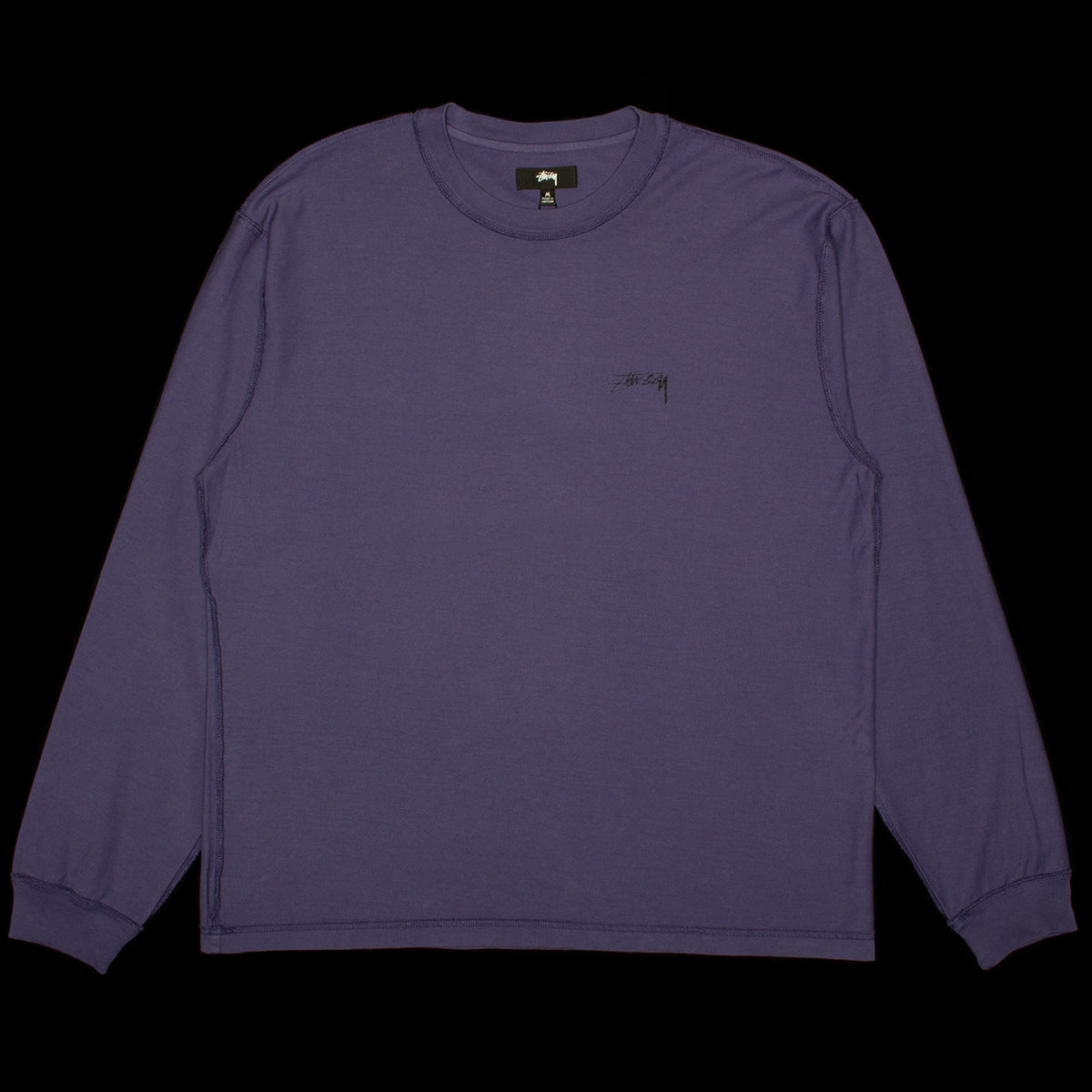 Stussy - Lazy L/S T-Shirt
Style # 1140333
Color : Vintage Navy