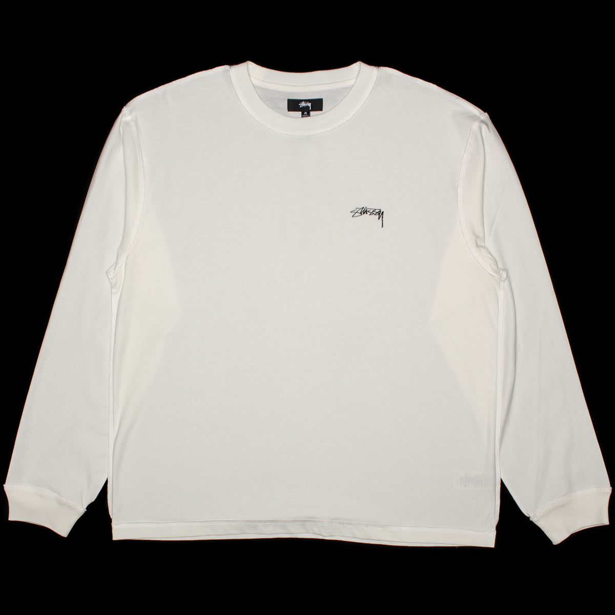 Stussy - Lazy L/S T-Shirt
Style # 1140333
Color : White