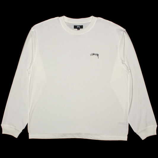 Stussy - Lazy L/S T-Shirt
Style # 1140333
Color : White