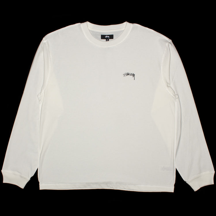 Stussy - Lazy L/S T-Shirt
Style # 1140333
Color : White