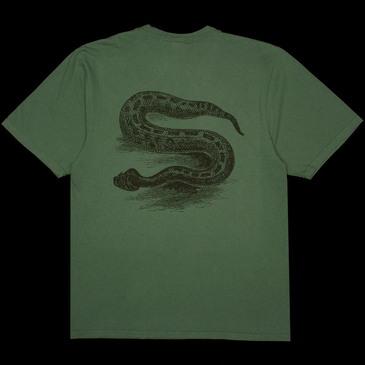 Stussy - Serpent Pigment Dyed T-Shirt
Style # 1905126
Color : Pine