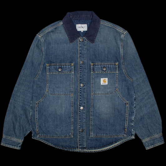 Carhartt WIP - Oakland Shirt Jacket
Style # I037532-453
Color : Blue / Dark Navy