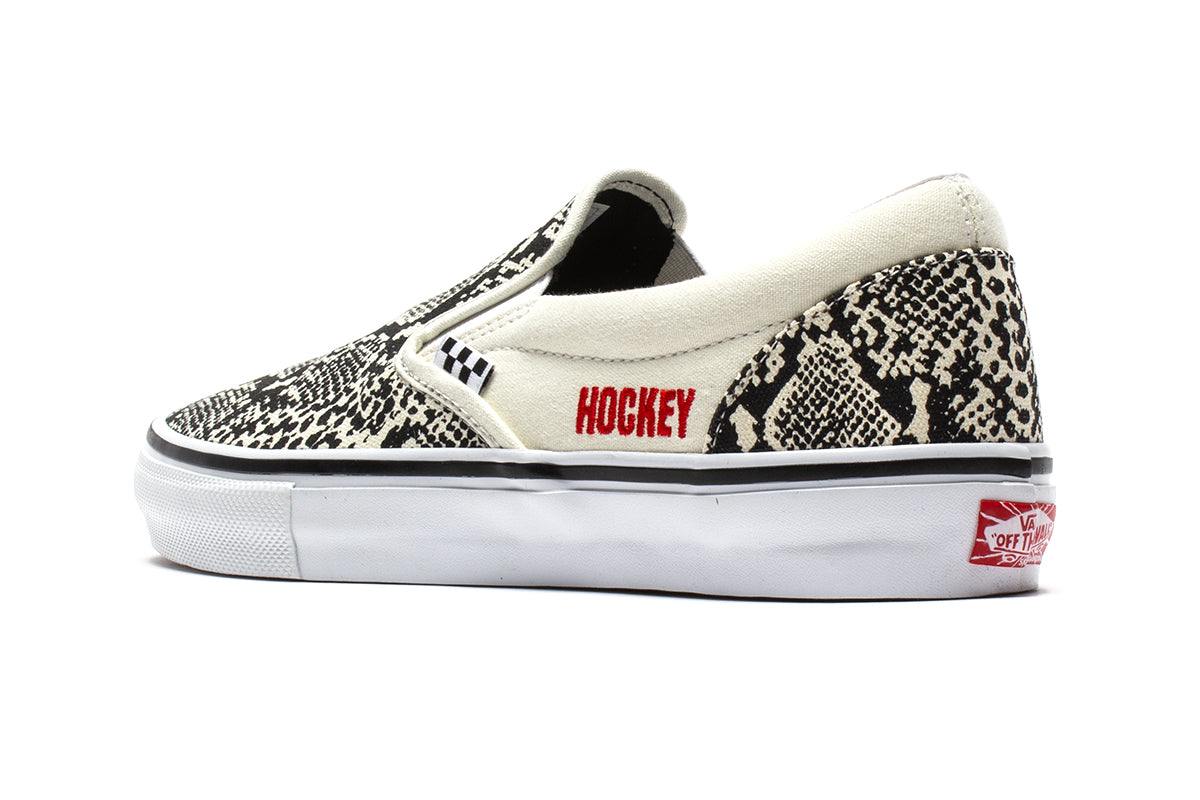 Vans | Skate Slip-On x Hockey Style # VN0A5FCA7W11 Color : White / Black
