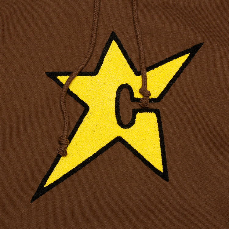 Carpet Company | Chennille C-Star Hoodie
Color : Brown / Yellow