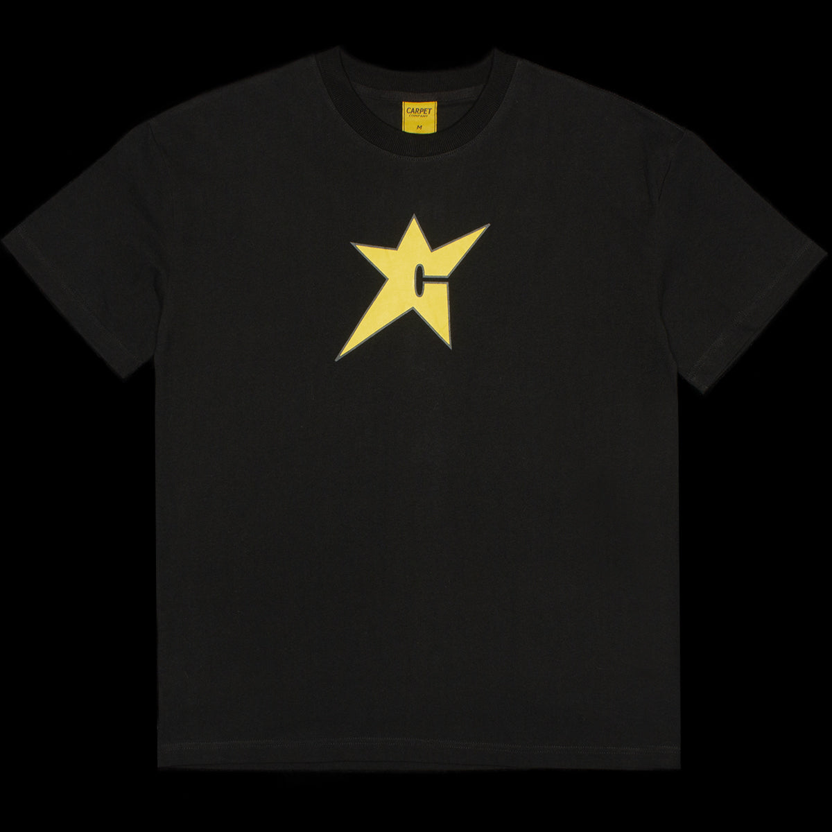 Carpet Company | C-Star Logo T-Shirt
Color : Black / Yellow