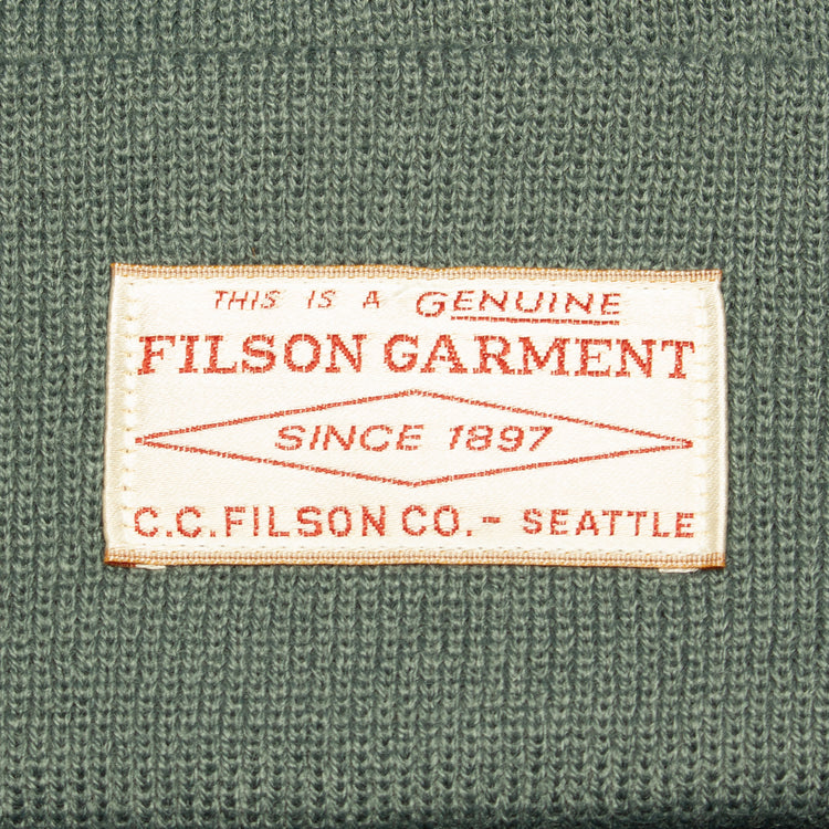 Filson | Ballard Watch Beanie
Style # 20249028
Color : Balsam Green