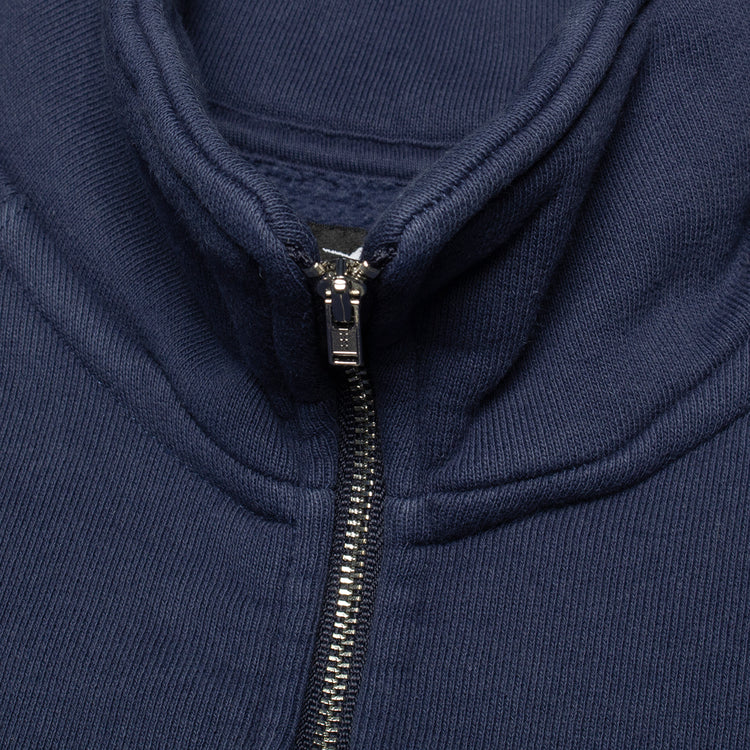 Stussy - Fleece Raglan Zip Mock
Style # 118573
Color : Navy