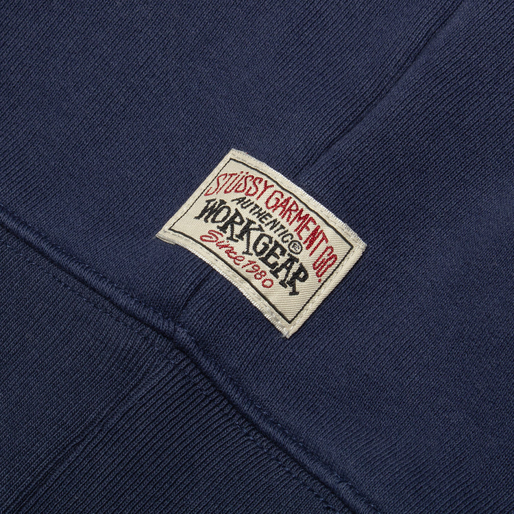 Stussy - Fleece Raglan Zip Mock
Style # 118573
Color : Navy